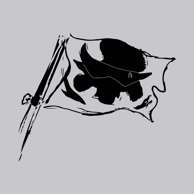 Gurren Flag Black by BarlingRob