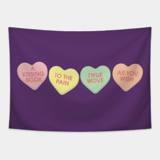 As You Wish Candy Hearts Tapestry