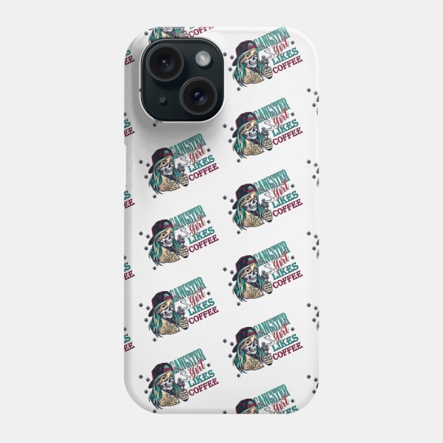 Gangster girl pattern Phone Case by Muse