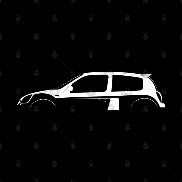 Renault Clio V6 Silhouette by Car-Silhouettes