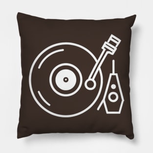 Record Store Day Vinyl New Wave Turntable Pillow