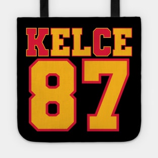 Kelce 87 Kansas City Chiefs Tight End Travis Football Tote