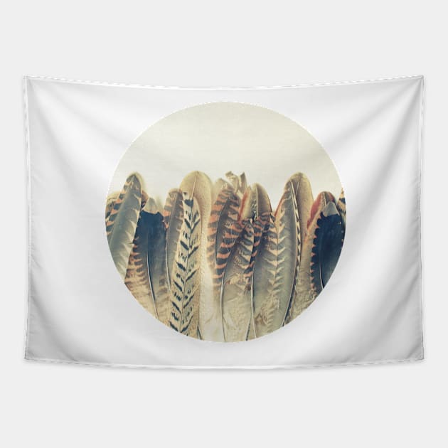 Feather Dip Tapestry by Cassia