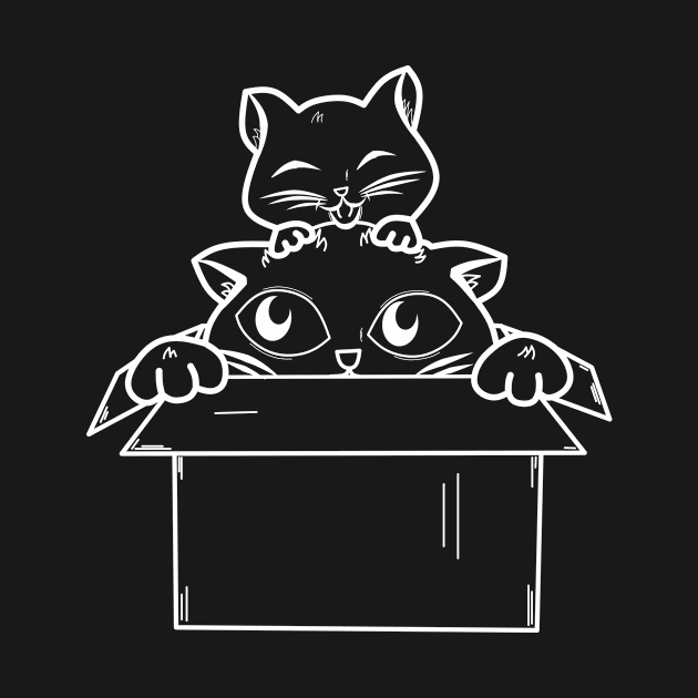 cats in boxes by Ticus7