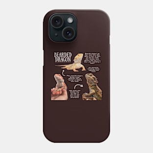 Animal Facts - Bearded Dragon Phone Case