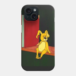 yellow rabbit fairy tale for children Phone Case