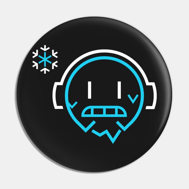 Freezing Music Icon Pin by MOULE