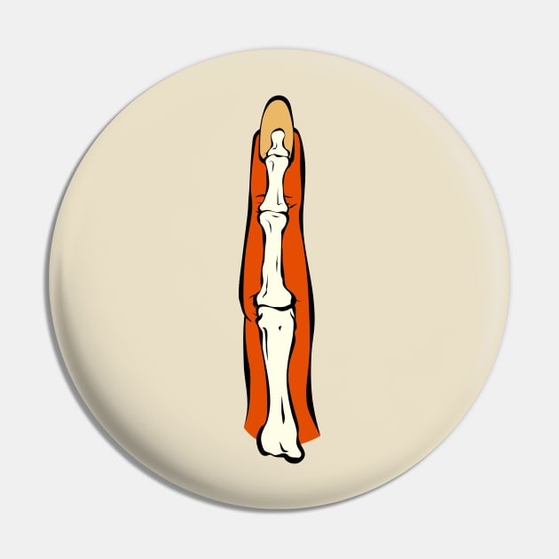 Bone Finger Pin by Sticky Fingers