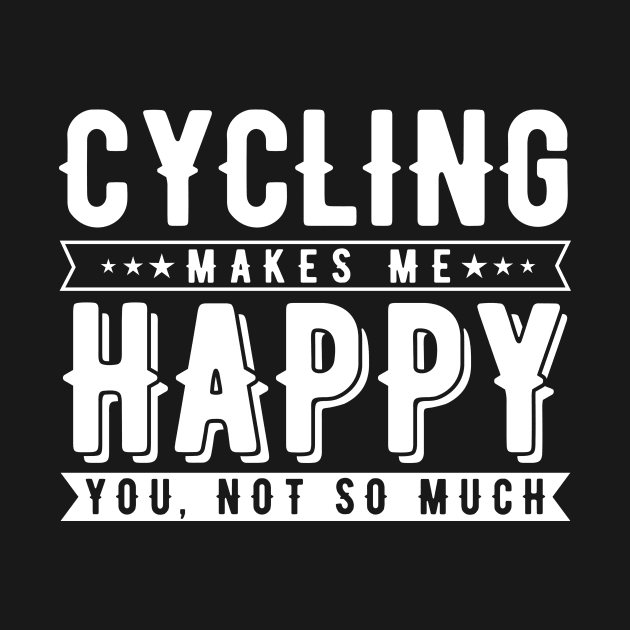 Cycling Happy by Hastag Pos