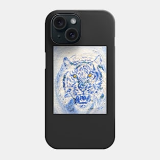 Blue Tiger Phone Case