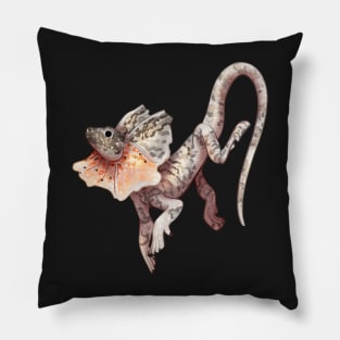 Cozy Frilled Lizard Pillow