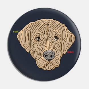 A-Maze-ing Dog Pin