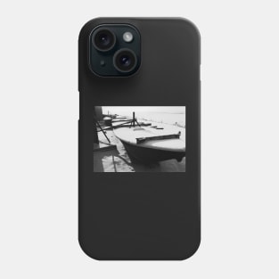 Pontoon in wintertime Phone Case