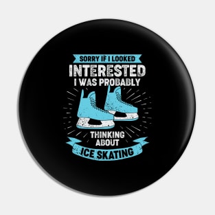 Funny Figure Ice Skating Dancing Skater Gift Pin