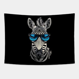 Zebra Safari Etiquette Tapestry