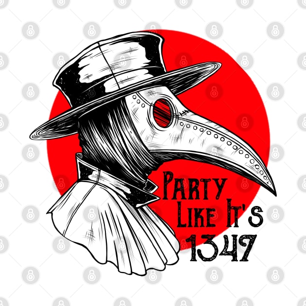 Plague doctor. Party like it's 1347. by OccultOmaStore