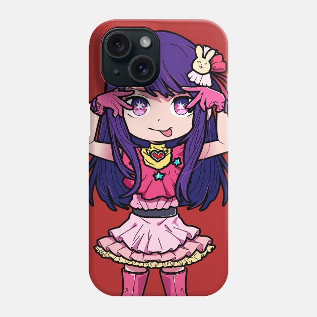 Oshi no Ko - Ai Chibi Phone Case by Dokey4Artist