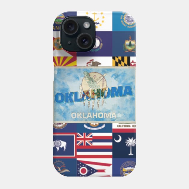 Oklahoma vintage style retro souvenir Phone Case by DesignerPropo