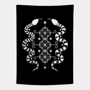 Damballah Wedo Veve loa symbol Tapestry