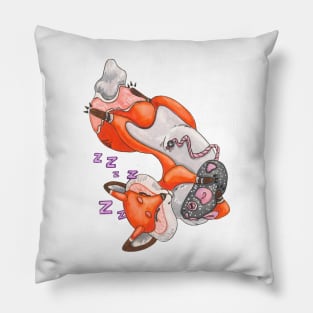 Sleeping fox named Liso Pillow