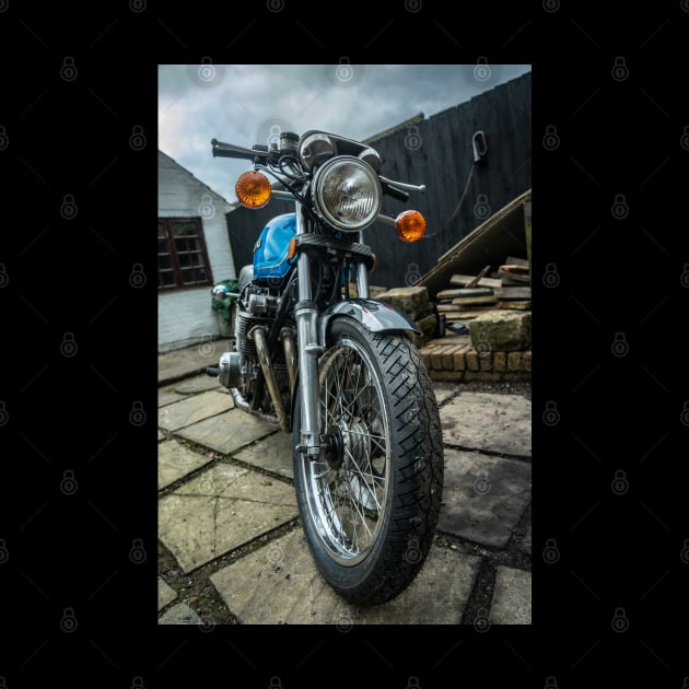 Suzuki GS750 in Blue by Silver Linings