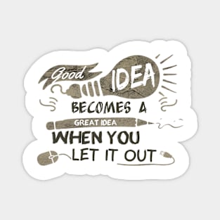 Creative ideas tshirt apparel Magnet