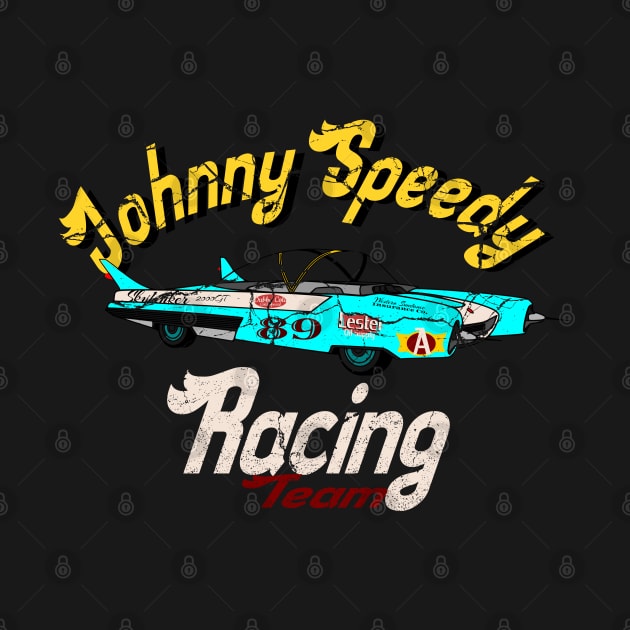 johnny Speedy futuristic racing team Distressed by SpaceWiz95