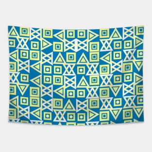 Tiled geometric pattern Tapestry