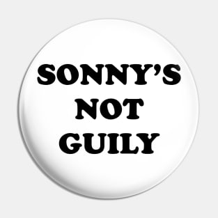 Not Guilty Pin