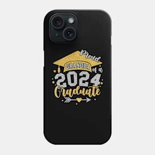 Grandpa Senior 2024 Proud Grandpa  of a Class of 2024 Graduate Grandpa Phone Case