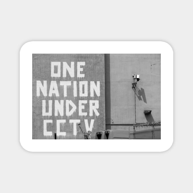 Banksy One Nation Under CCTV Magnet by SharpWallArts