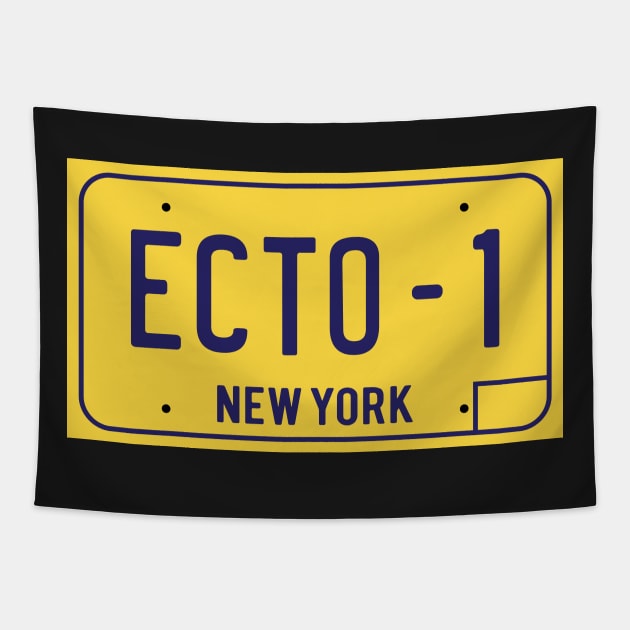 Ecto 1 Tapestry by old_school_designs