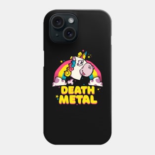 Death Metal Unicorn Phone Case