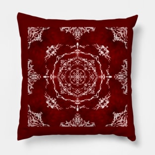 Christmas Pattern in red Pillow