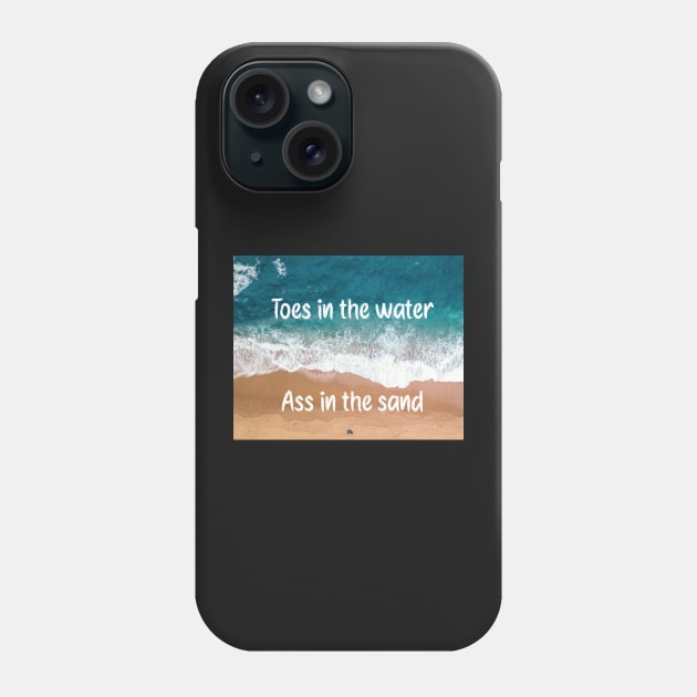 Toes in the Water Zac Brown Band Quote Poster Phone Case by Claireandrewss