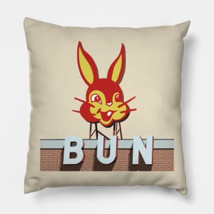 Bun sign, no background Pillow