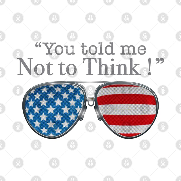 TOP GUN MAVERICK GLASSES - DONT THINK JUST DO by SAMELVES