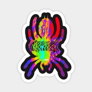 Tarantula Silhouette V20 (Tie Dye) Magnet