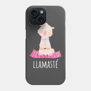 Llamasté Yoga Cute Llama Namaste Phone Case