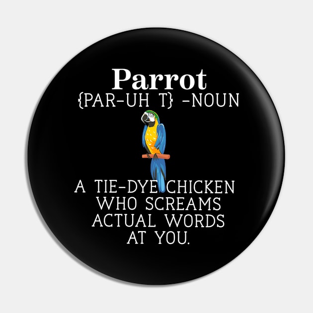 parrot Pin by Design stars 5