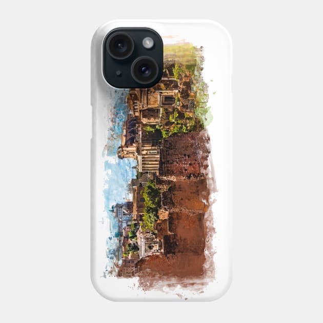 Rome city art #rome Phone Case by JBJart