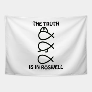 Alien Fish Evolution, The Truth is in Roswell Tapestry