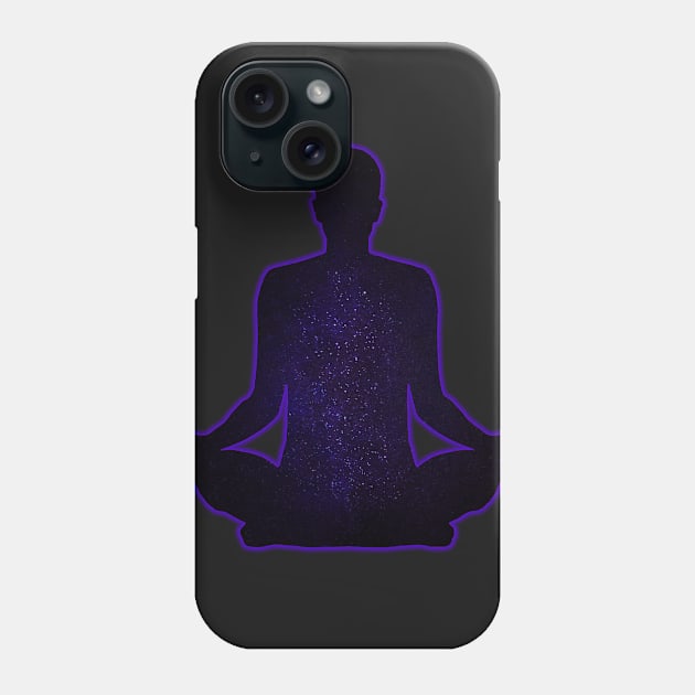 Meditation - The Universe Inside Phone Case by ddtk