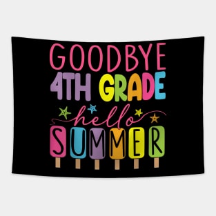 4th Grade Hello Summer Last Day Of School Graduation Tapestry