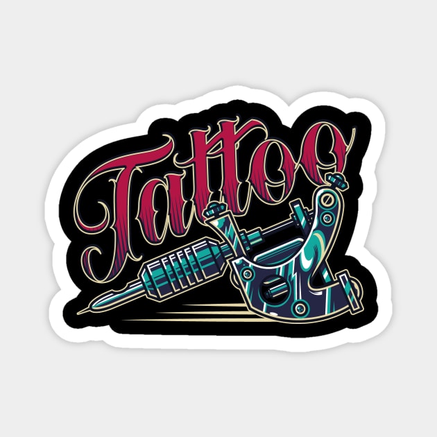 Tattoo artist print Magnet by yagakubruh