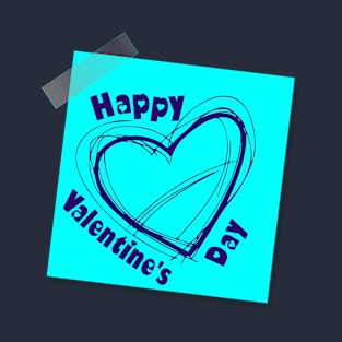 Scotch Taped Happy Valentine's Day T-Shirt