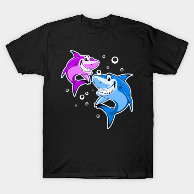 Shark Great White Shark Sweet Predator Sea Animal Cute Shark T