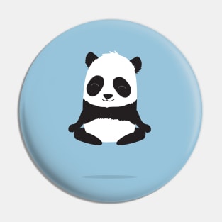 Levitating panda Pin