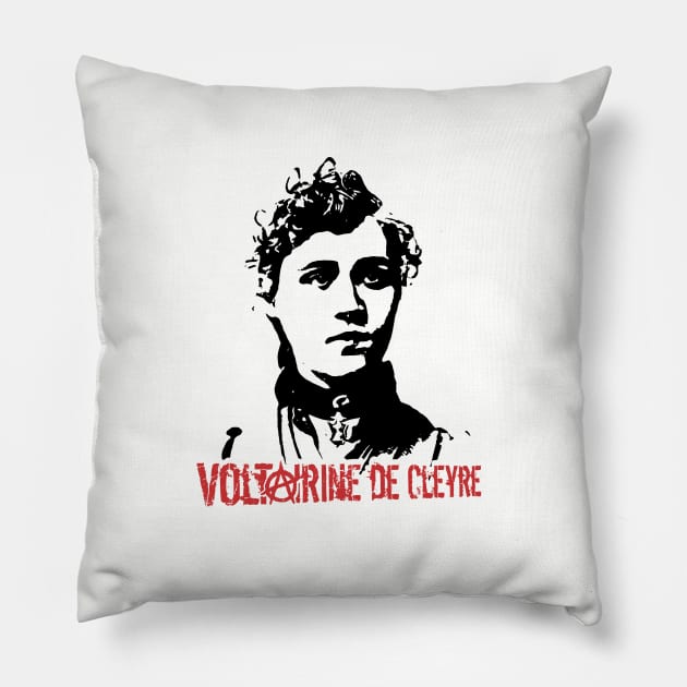 Voltairine de Cleyre Pillow by dan89