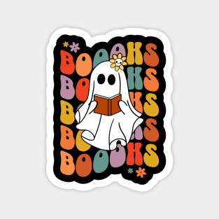 Book Loving Ghost Magnet